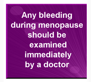 Post menopausal bleeding